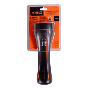 Lanterna Recarregavel de 5 Leds - Foxlux