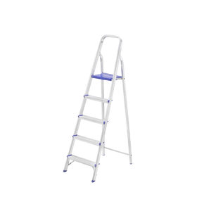 Escada Doméstica de Alumínio 5 Degraus - Real Escadas