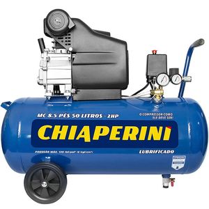 Motocompressor de Ar 50L 2HP 8.5 pcm 220V MC 8.5/50 - Chiaperini