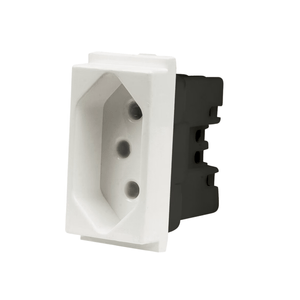 Módulo Tomada 2P+T 10A Puma Light 5211 - Perlex