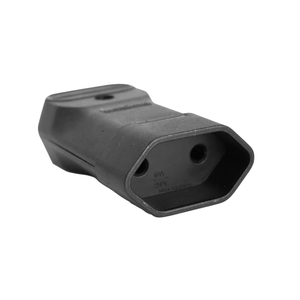 Plug Fêmea com Prensa Cabo 2P+T 20A Preto 2046PR - Perlex