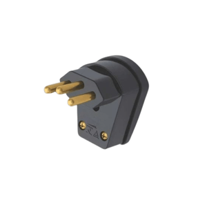 Plug Macho 90° com Prensa Cabo Gigante 2P+T 10A 2055PR - Perlex