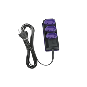 Extensão Elétrica PP Tripla 10A 2P+T 3 Metros Stylos 9085/0 - Perlex