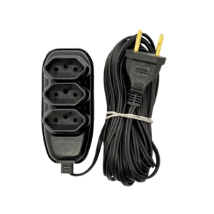 Extensão Elétrica Tripla 10A 2 Polos 10 Metros Linha Europa 1077/0 - Perlex